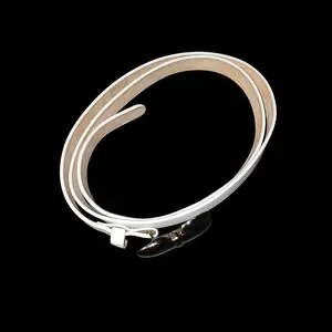 Furla | Accessories | Furla White Leather Bow Buckle Belt 